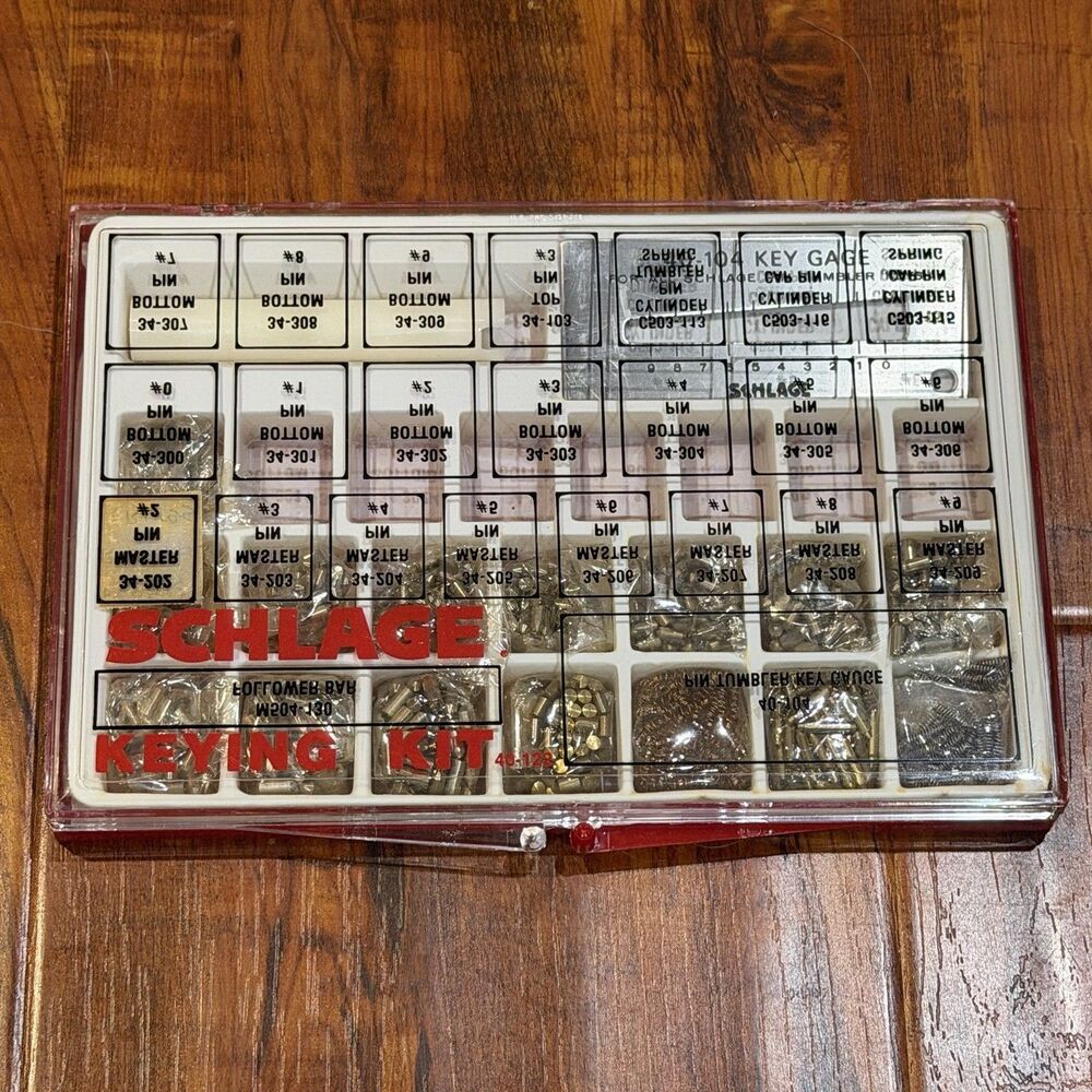 Vintage 1990 Schlage 40-122 Cylinder Lock Pin & Spring Keying Kit